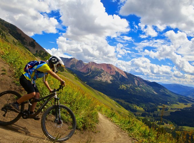 Wallpaper Crested butte biking, cycle racing, mount, sky, clouds, Sport 8296816566